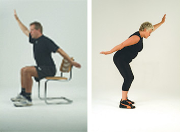 Cvičení k posílení břišního a zádového svalstva