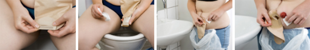 Vyprázdnění a odstranění sáčku