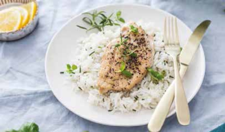 Kuřecí plátek po provensálsku s rýží