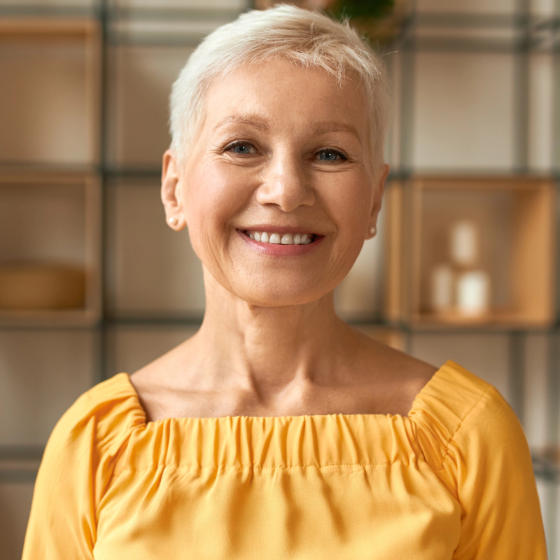 Usmívající se žena